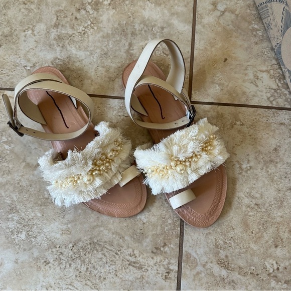 NEW Free People Sun Peaks Embellished Sandals size 37.5 - Picture 4 of 11